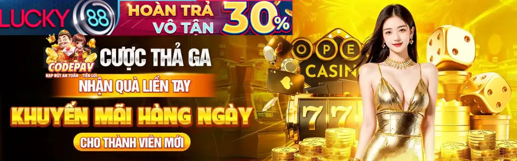 Thưởng chào mừng slot